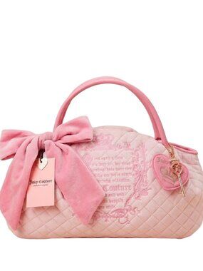 Juicy Couture Juicy Tale Bowler Satchel Bag Powder Blush